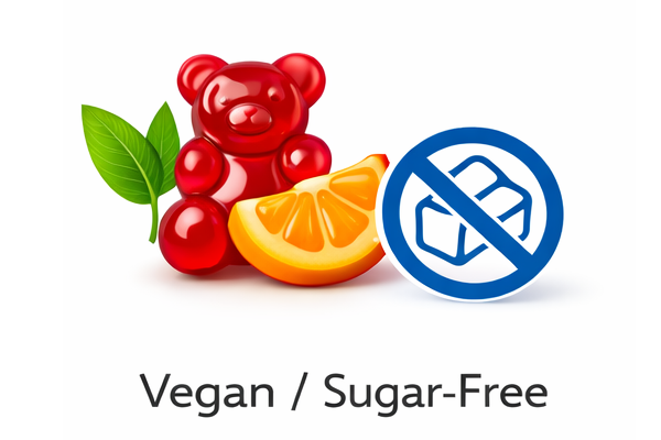 Vegan sugar free gummies